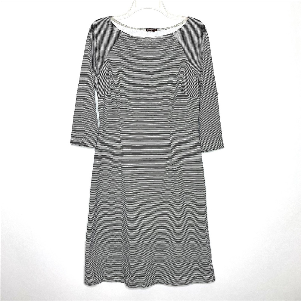 J. McLaughlin Striped Catalina Cloth Dress S